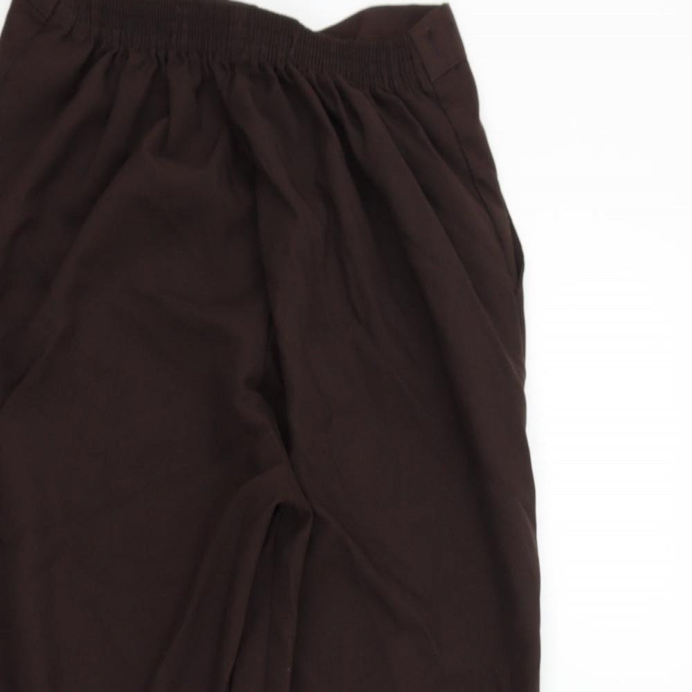 emma Womens Brown   Trousers  Size 16 L25 in