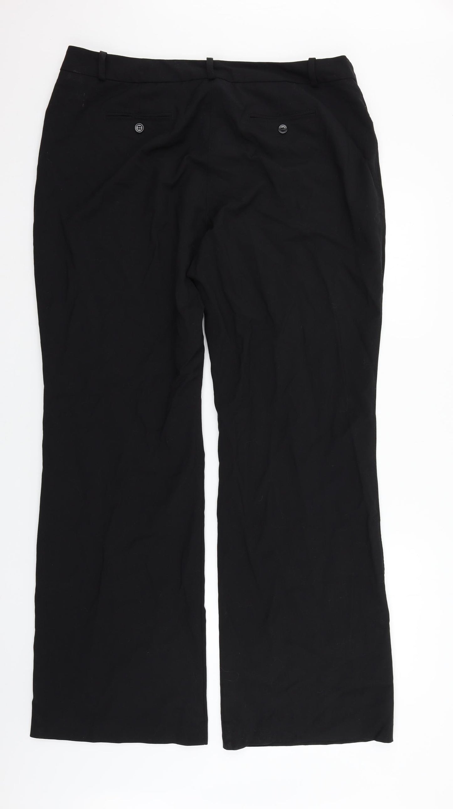 Worthington Womens Black   Trousers  Size 18 L33 in