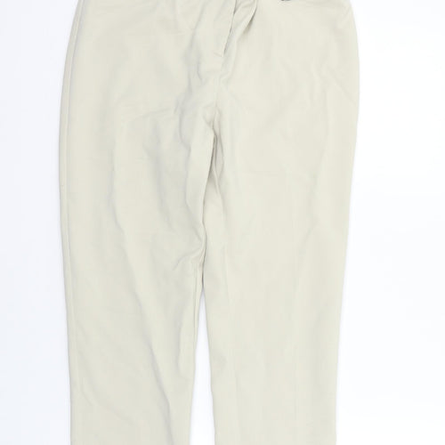 Marks and Spencer Womens Beige   Trousers  Size 12 L24 in