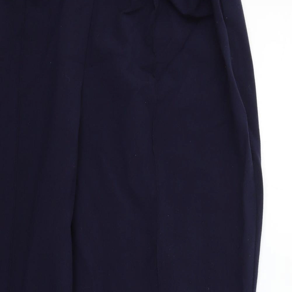 Bonmarché Womens Blue   Trousers  Size 22 L24 in - Elastic Waist Band