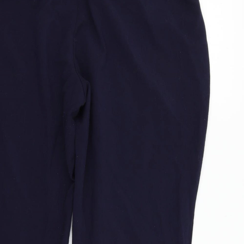 Bonmarché Womens Blue   Trousers  Size 22 L24 in - Elastic Waist Band
