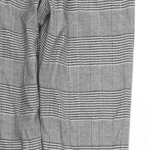 VERO MODA Womens Grey Check  Trousers  Size S L31 in - long Leg