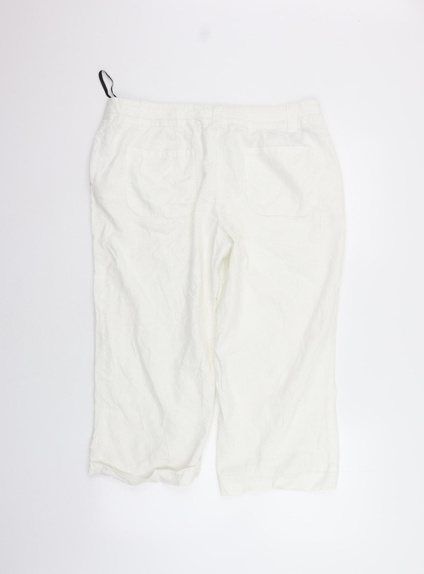 Papaya Womens White   Trousers  Size 16 L20 in
