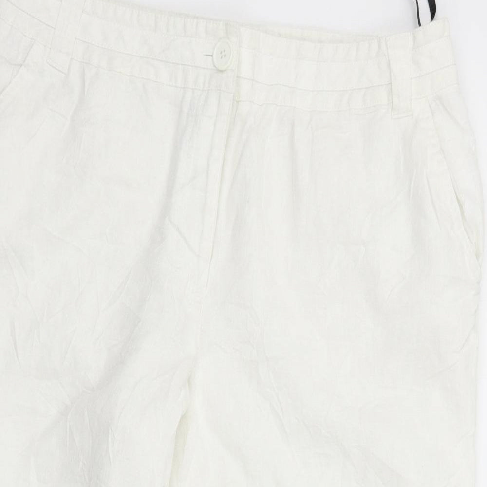 Papaya Womens White   Trousers  Size 16 L20 in