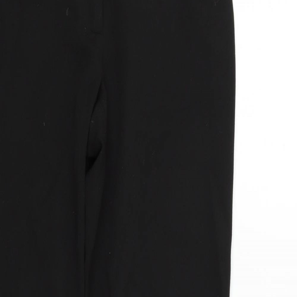 Max Mara Womens Black   Trousers  Size 8 L31 in