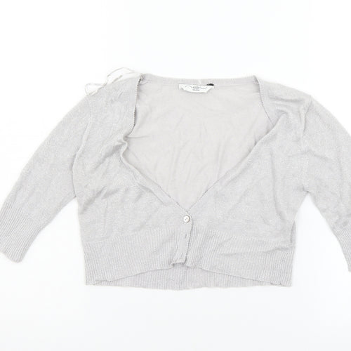 New Look Womens Grey   Cardigan Jumper Size L