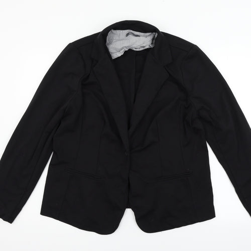South Womens Black   Jacket Suit Size 20