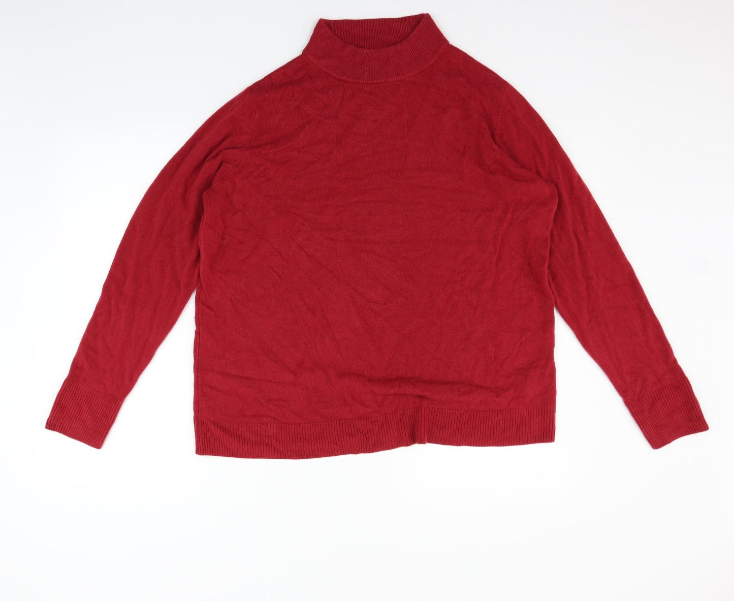 Marks and Spencer Womens Red   Pullover Jumper Size 20
