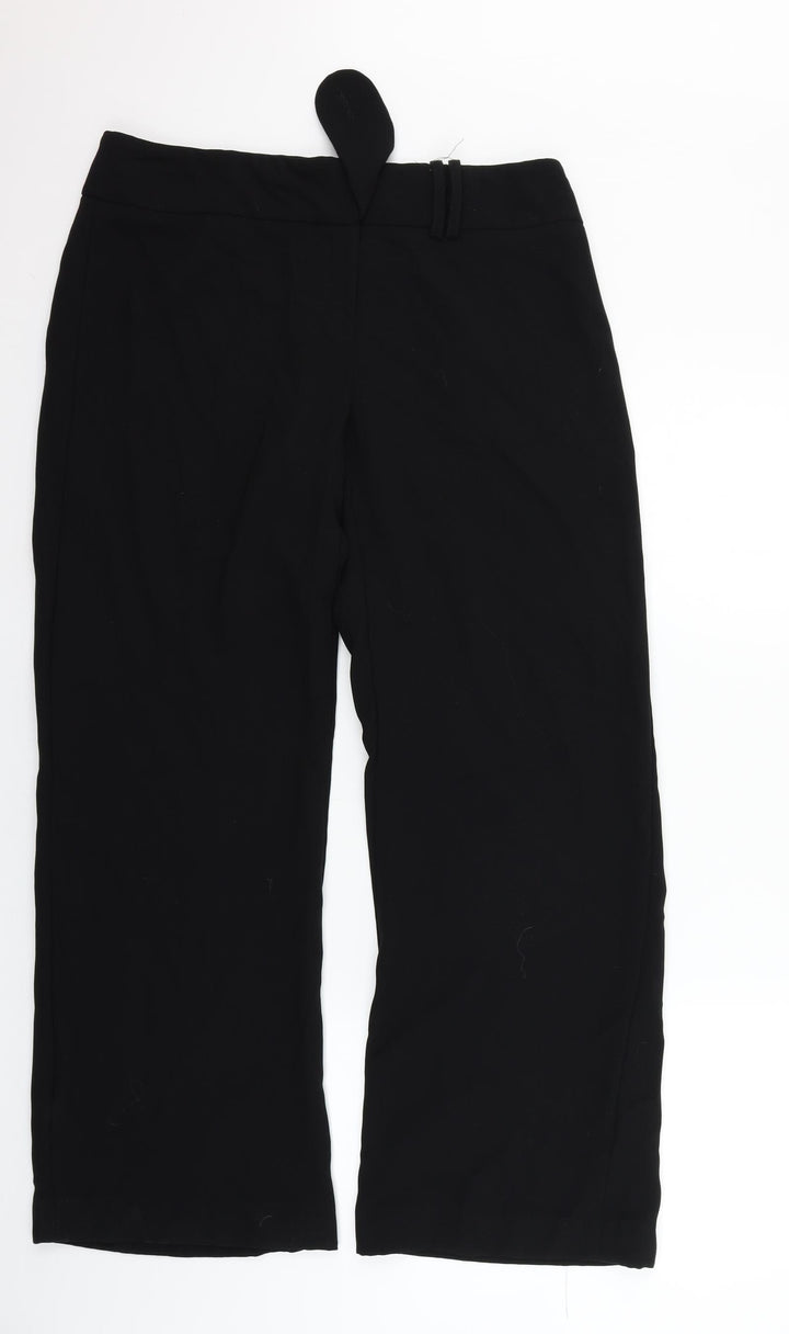 Principles Womens Black Trousers Size 14 L27 in