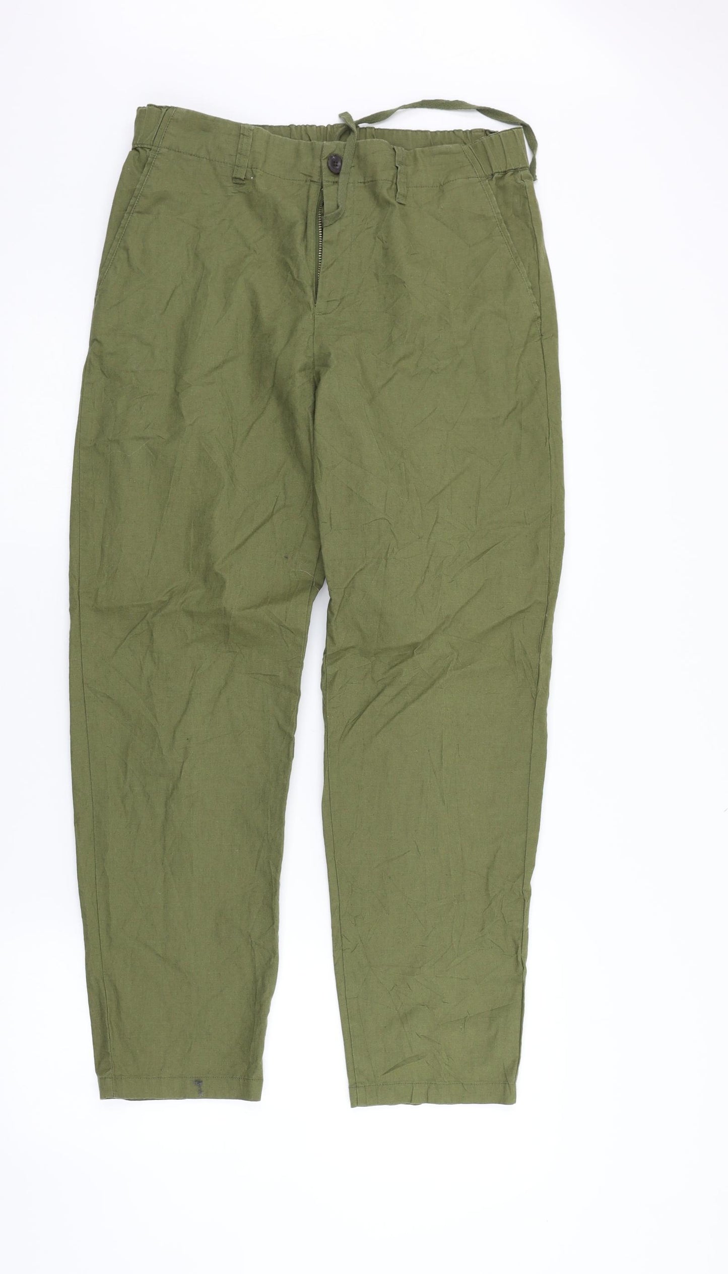 Uniqlo Womens Green   Trousers  Size M L28 in