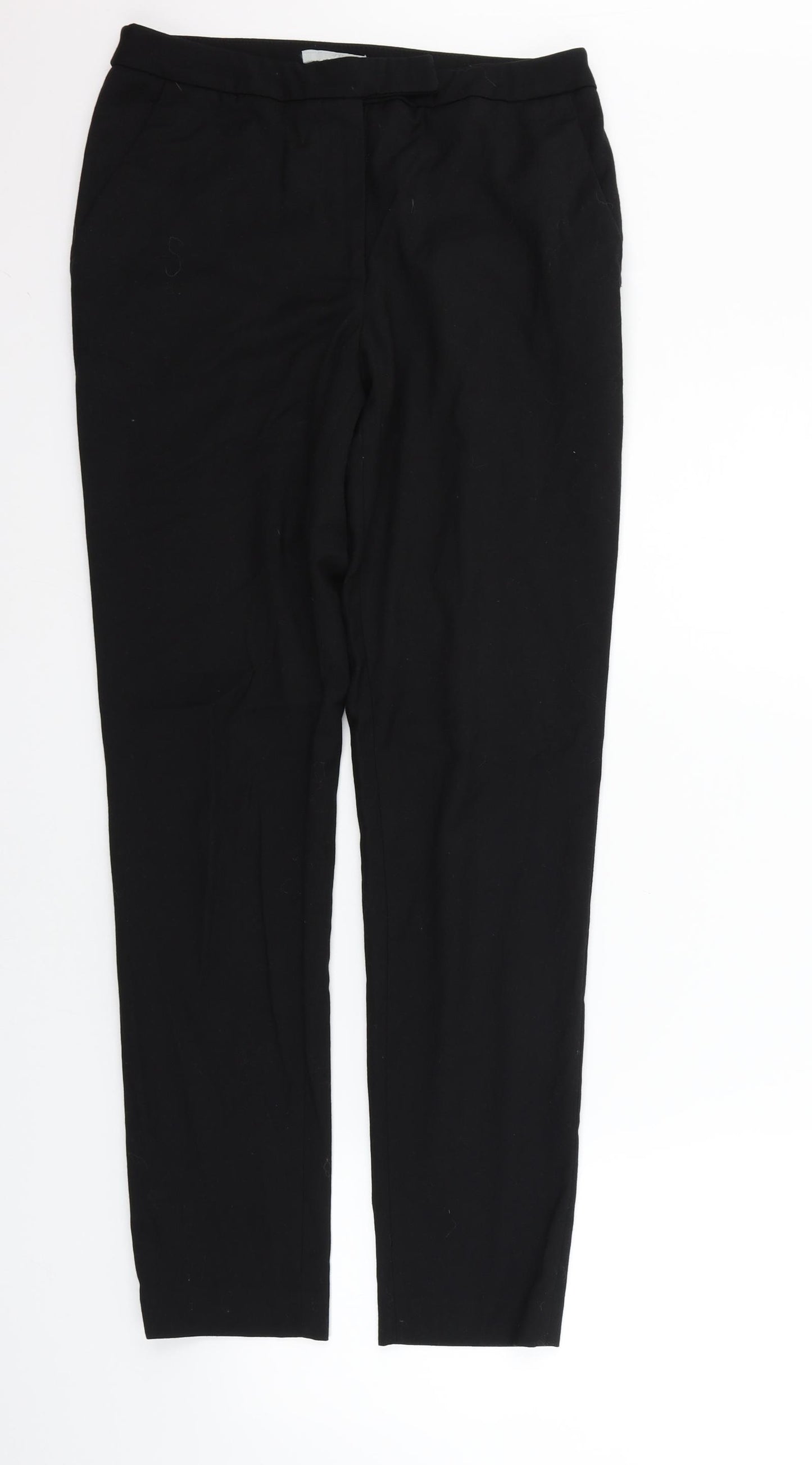 H&M Womens Black   Trousers  Size 8 L29 in