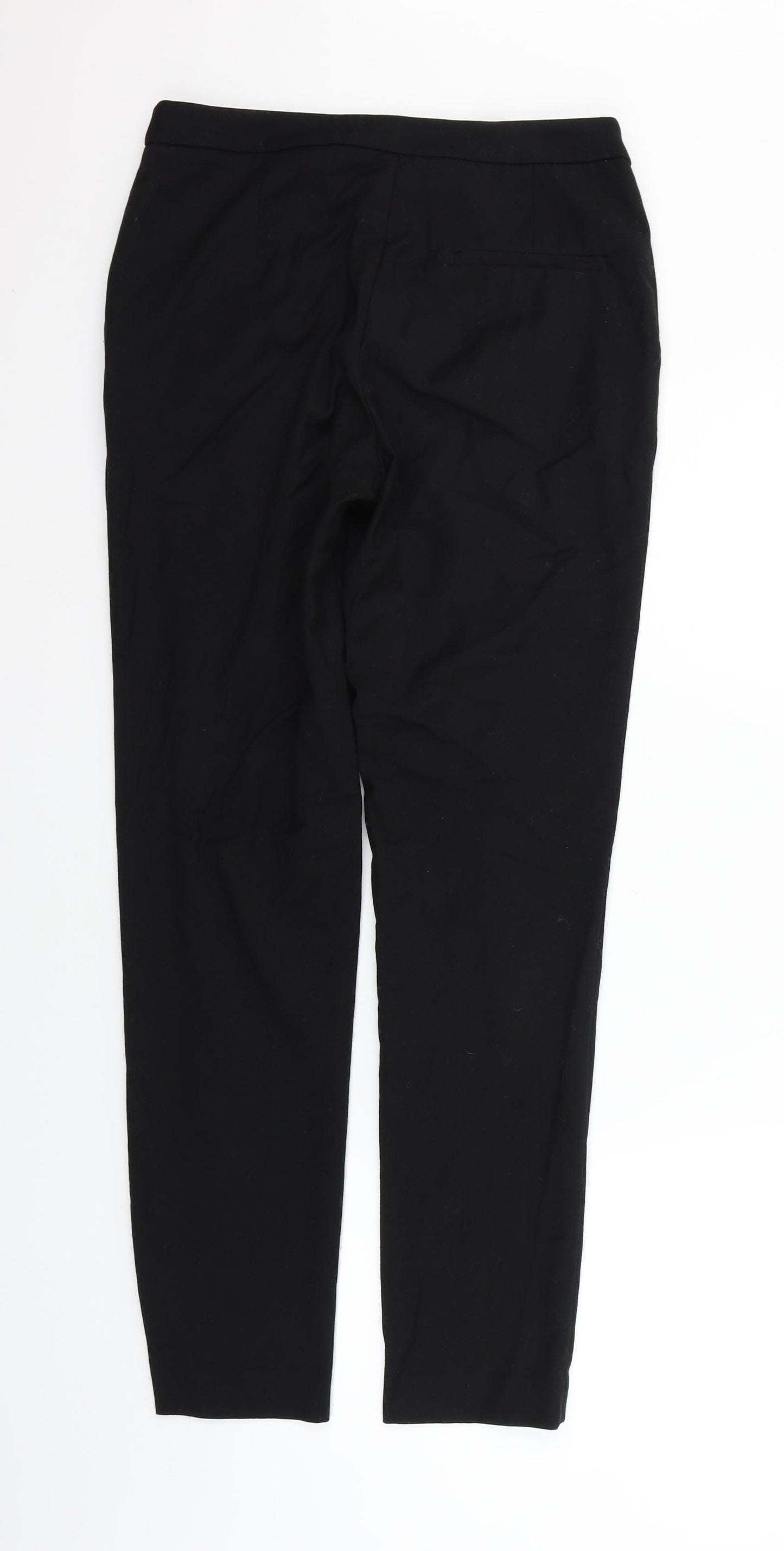 H&M Womens Black   Trousers  Size 8 L29 in