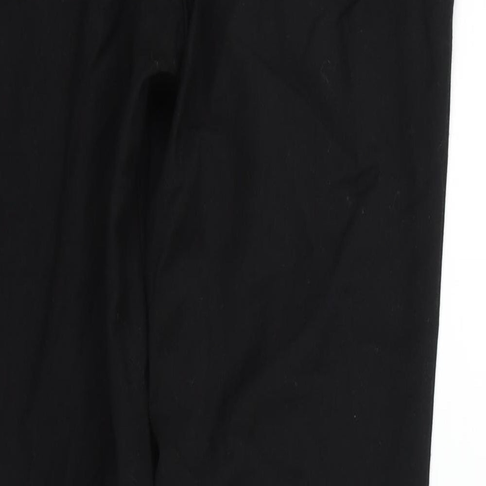 H&M Womens Black   Trousers  Size 8 L29 in