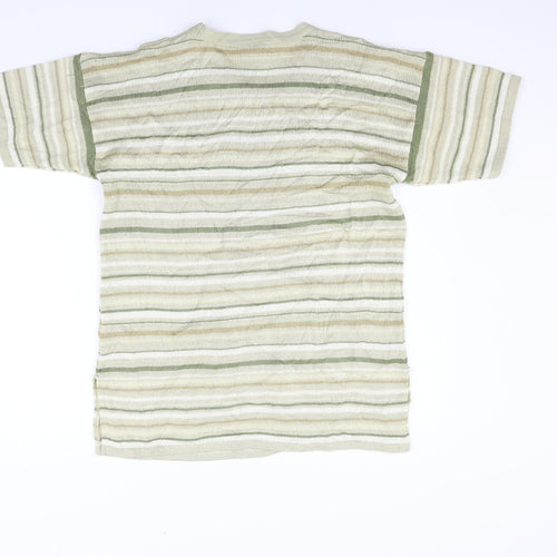 BHS Womens Yellow Striped  Pullover Jumper Size 14