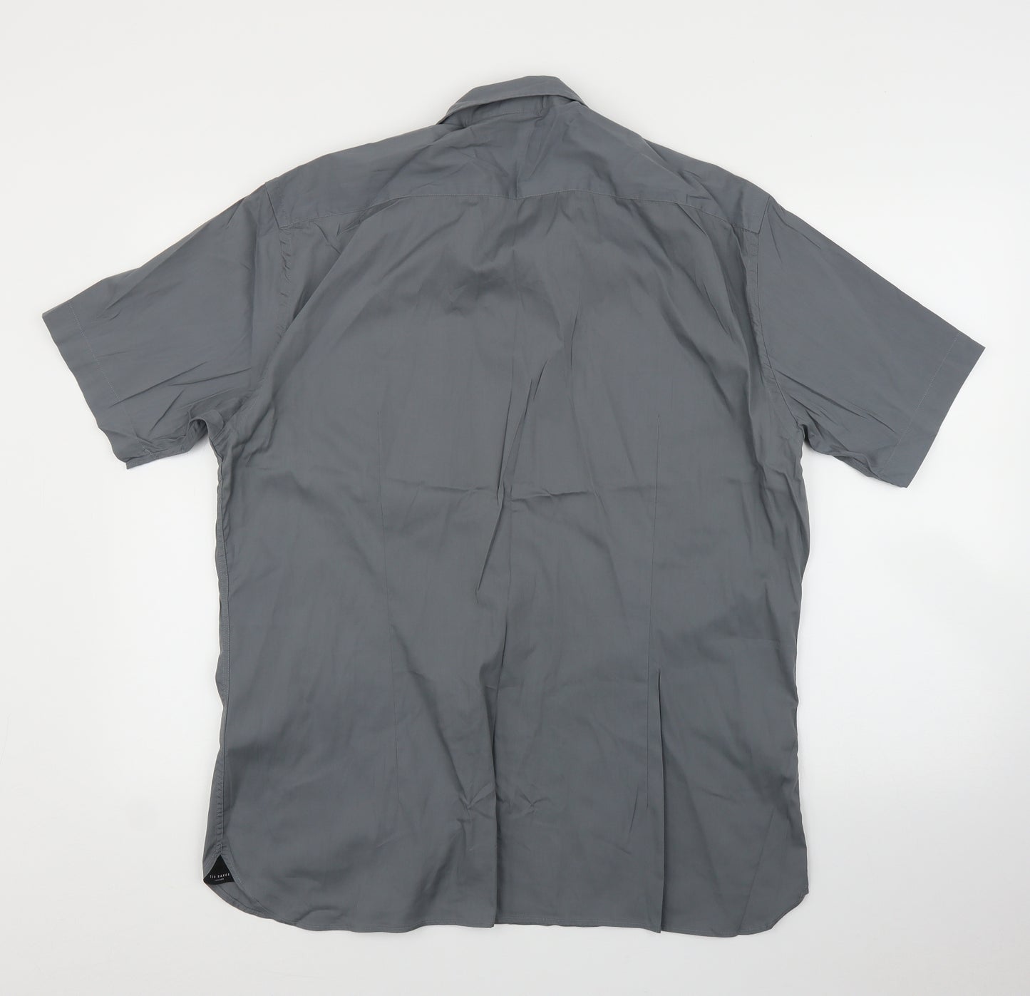 Ted Baker Mens Grey    Button-Up Size L