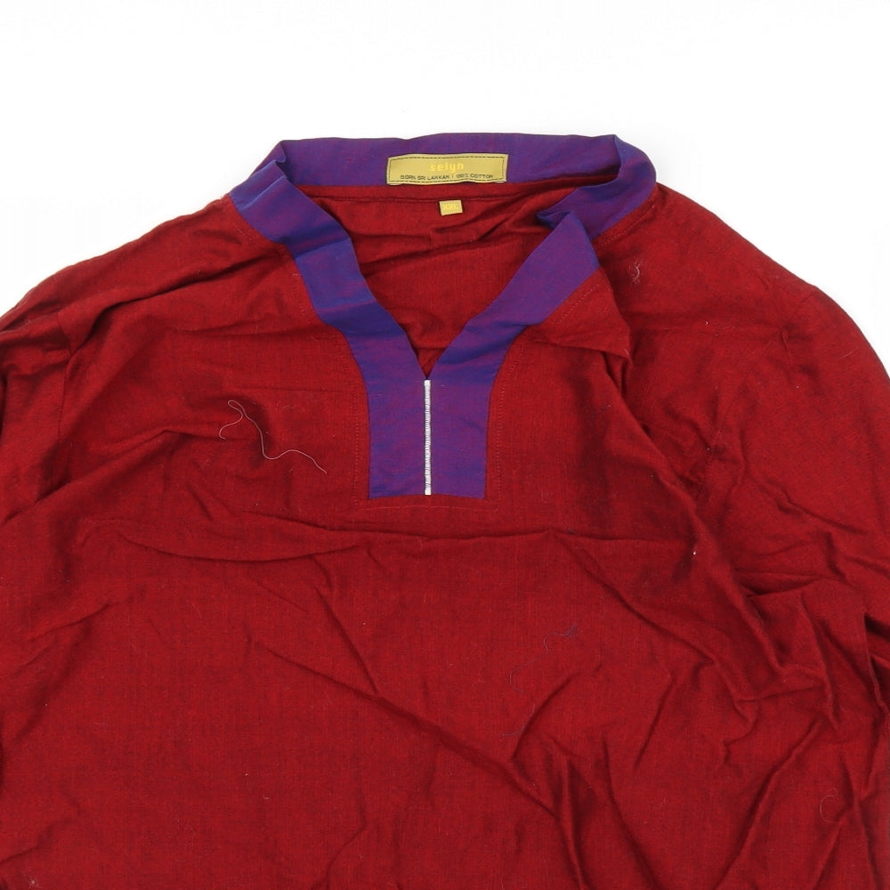 Seyln Womens Red   Kaftan  Size 2XL  - Tunic