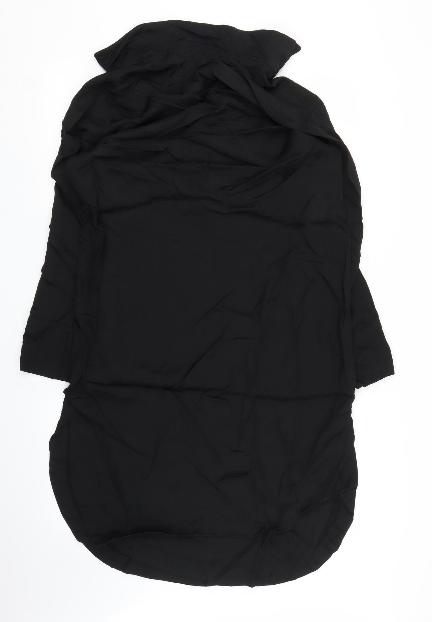 H&M Womens Black   Shirt Dress  Size S