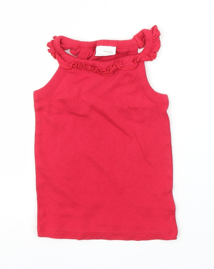 NEXT Girls Red Camisole Blouse Size 12 Months