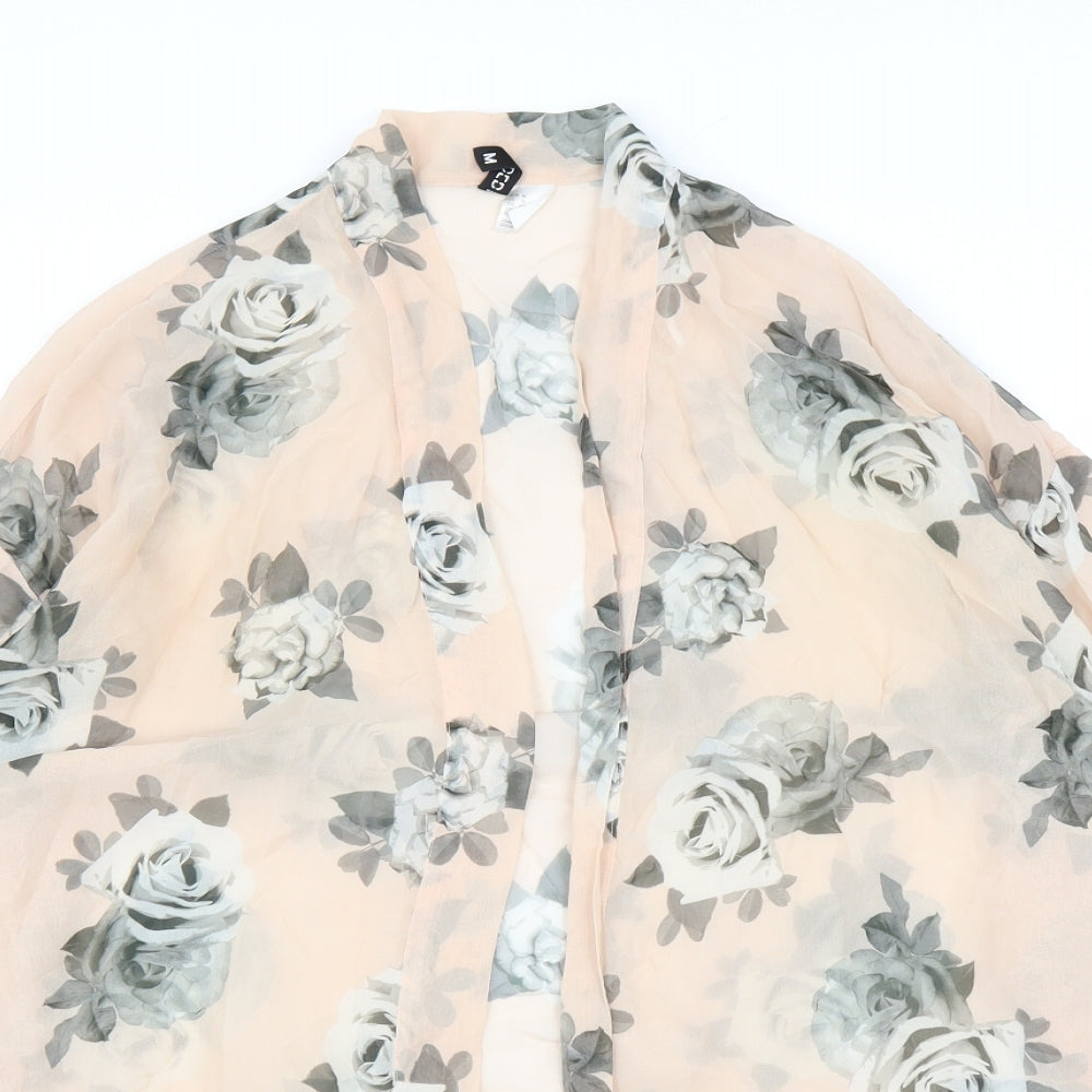 H&M Womens Pink Floral  Kimono Blouse Size M
