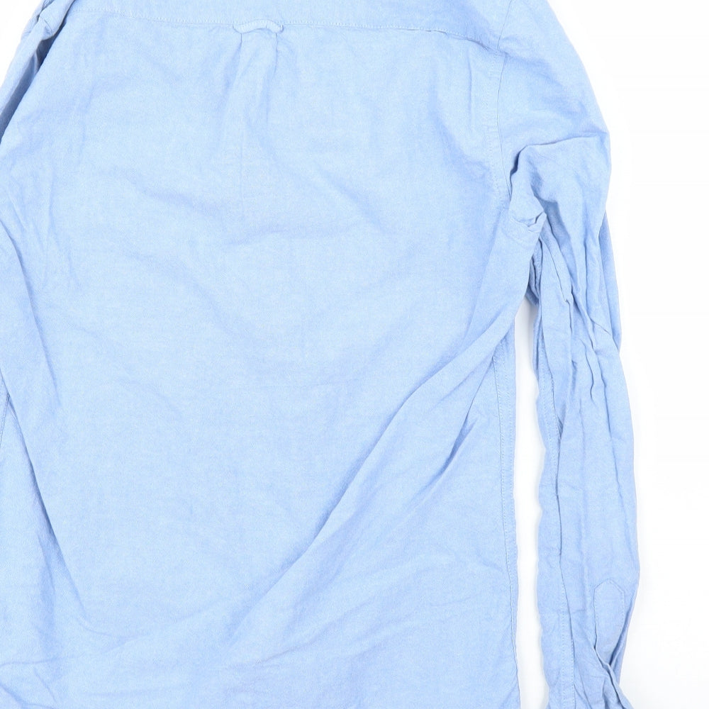 Primark Mens Blue    Button-Up Size S
