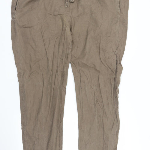 Preworn Womens Brown   Capri Trousers Size 46 in L28 in