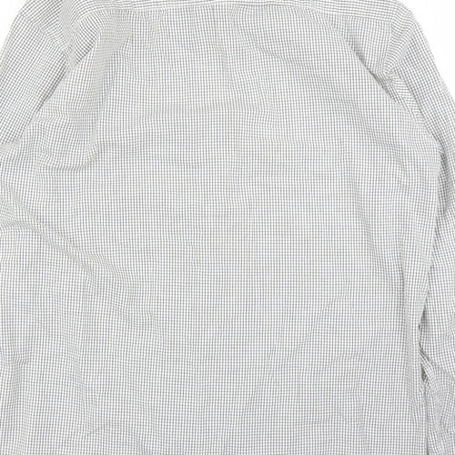 Primark Mens Grey Check   Button-Up Size 2XL