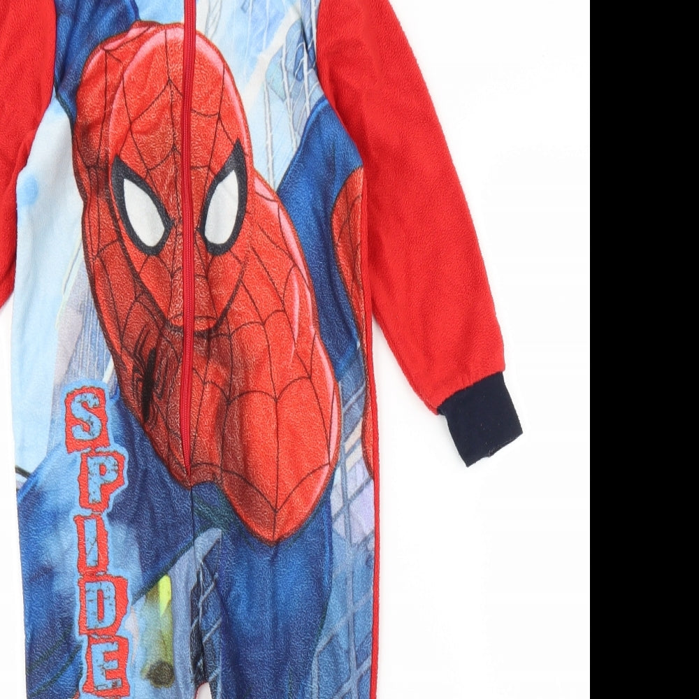 Marvel Boys Red Solid   One Piece Size 4-5 Years  - Spiderman