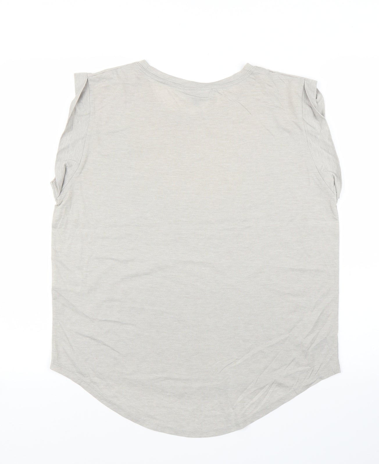 Warehouse Womens Grey   Basic Blouse Size 14
