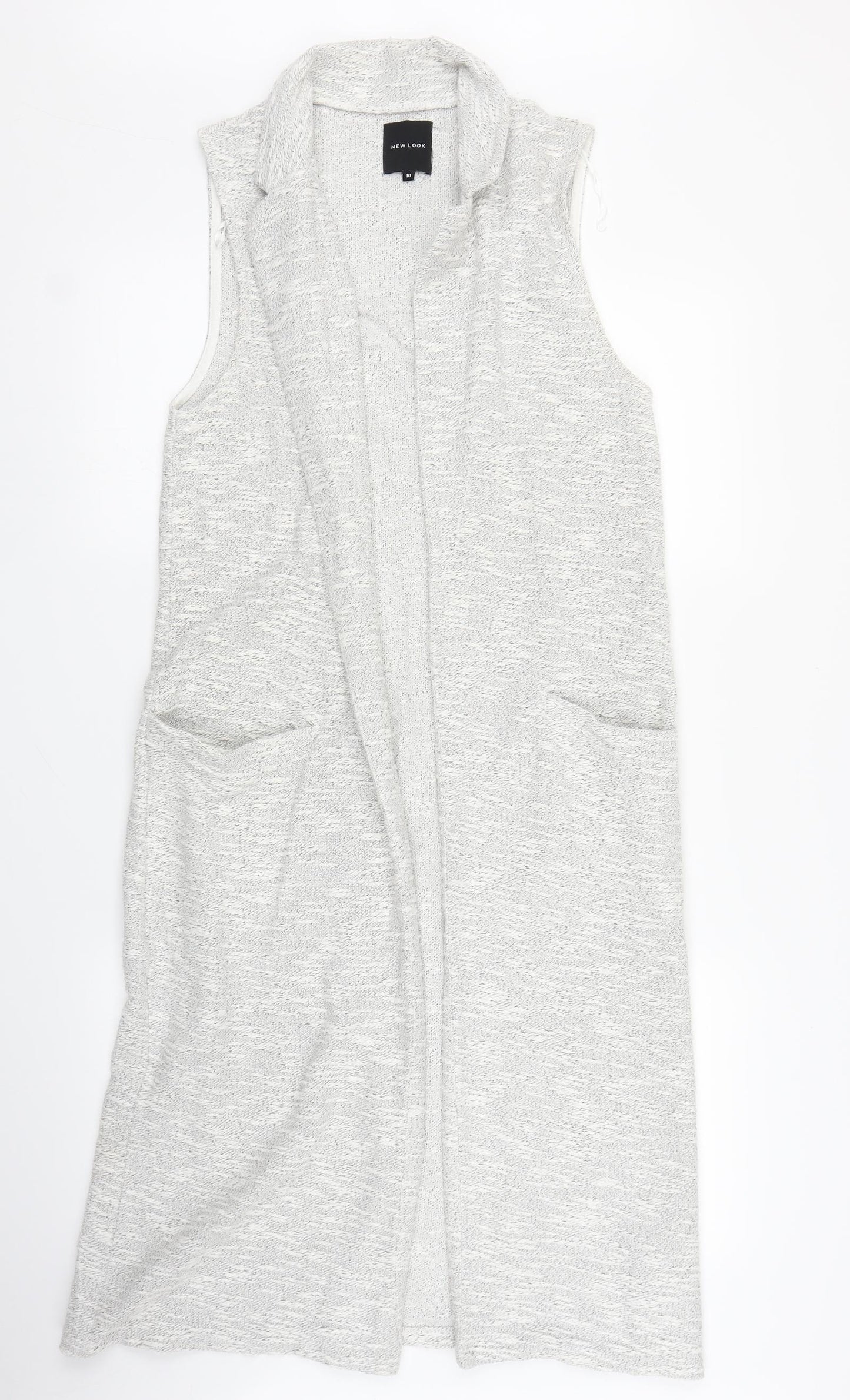 New Look Womens Grey   Cardigan Jumper Size 10