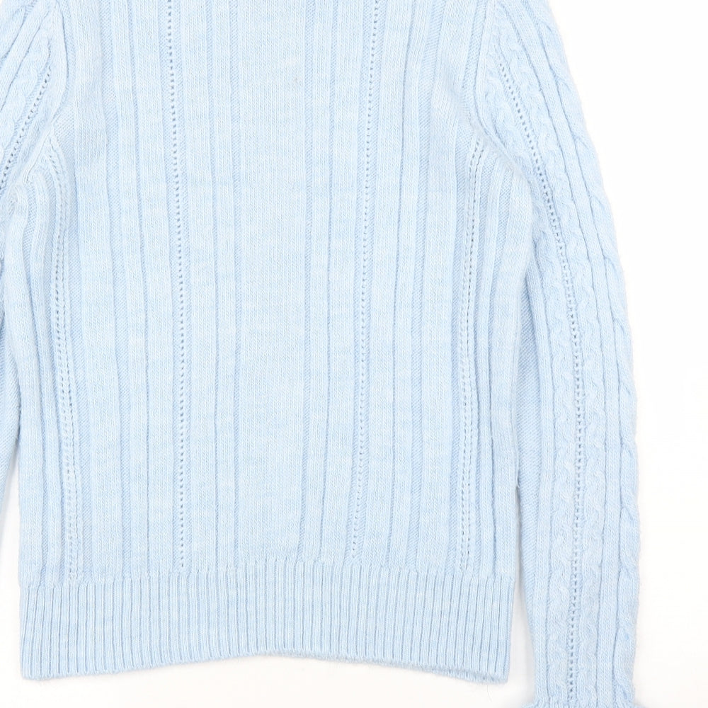 H&M Womens Blue   Pullover Jumper Size M