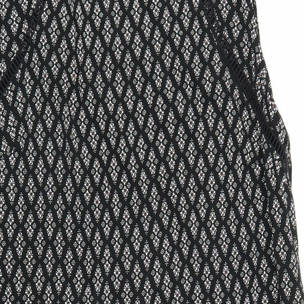 NEXT Womens Black Argyle/Diamond  Shift  Size 12