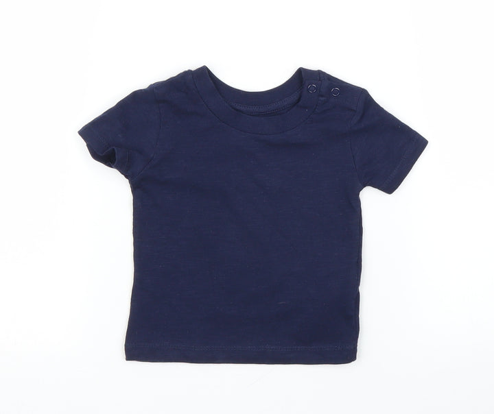 Primark Boys Blue Basic T-Shirt Size 3-6 Months