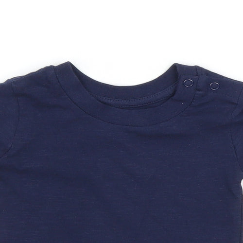 Primark Boys Blue   Basic T-Shirt Size 3-6 Months