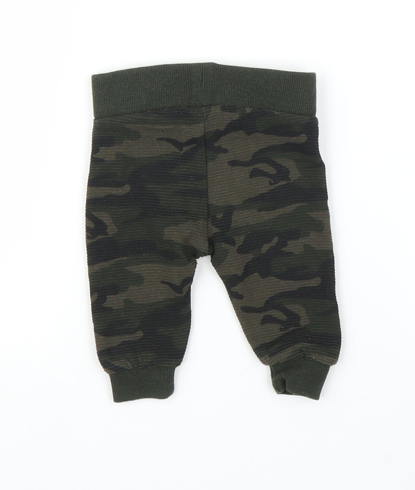 Primark Boys Green Check  Capri Leggings Size 0-3 Months