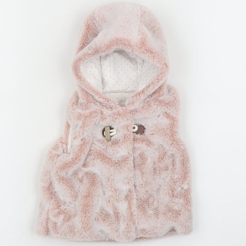 Nutmeg Girls Pink   Cardigan Jumper Size 6-9 Months  - Bodywarmer