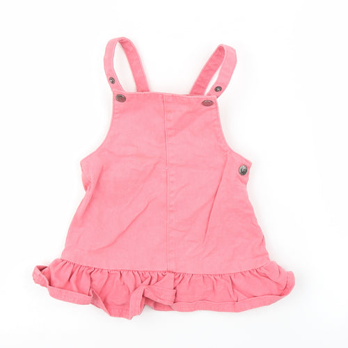 Fred & Flo Girls Pink  Denim A-Line  Size 9-12 Months
