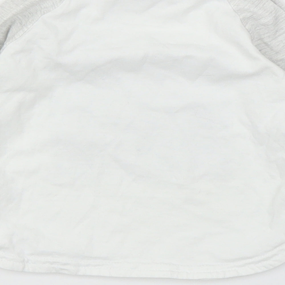 TU Boys White   Basic T-Shirt Size 9-12 Months