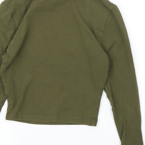 New Look Girls Green   Cropped T-Shirt Size 9 Years