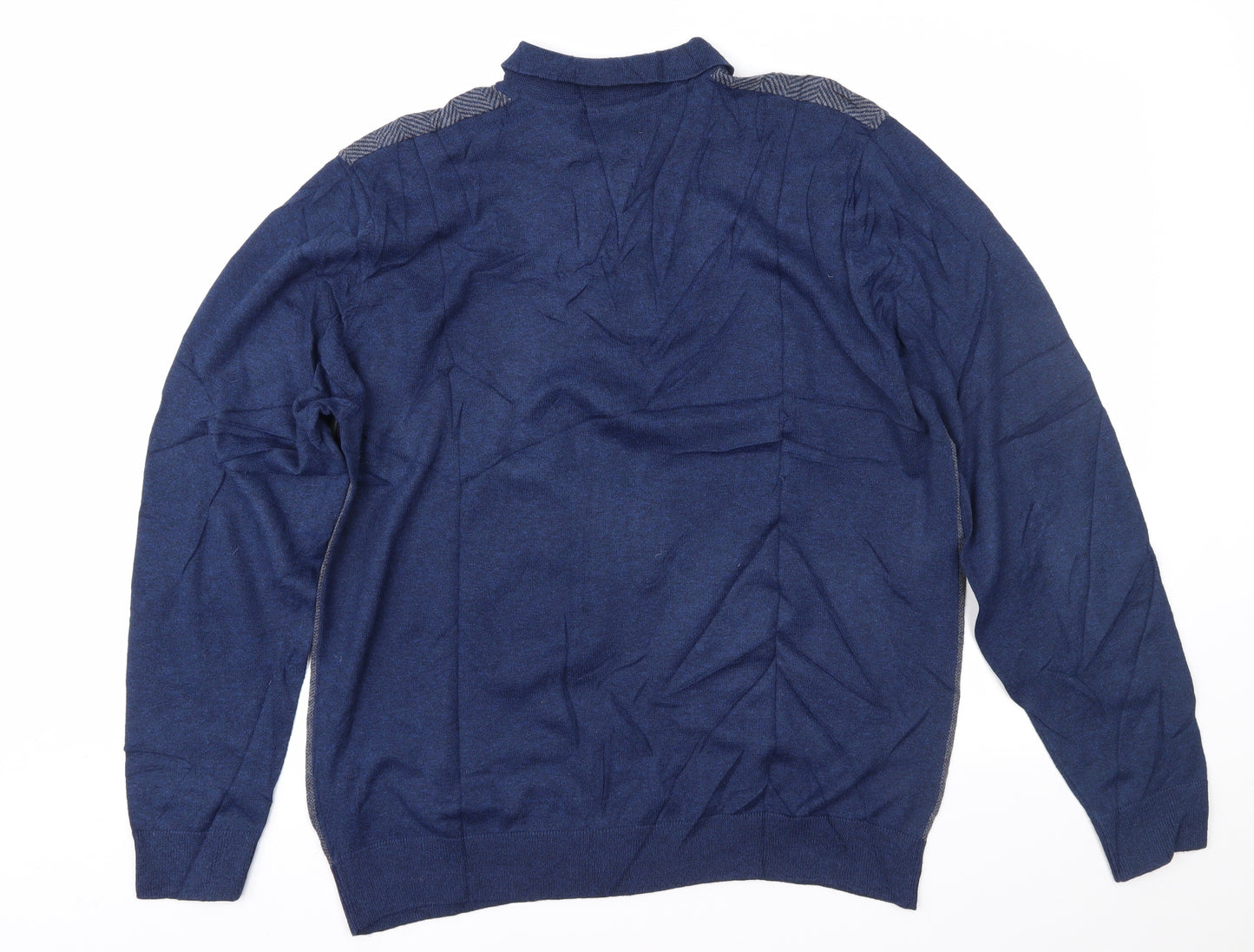 Marks and Spencer Mens Blue   Pullover Jumper Size XL