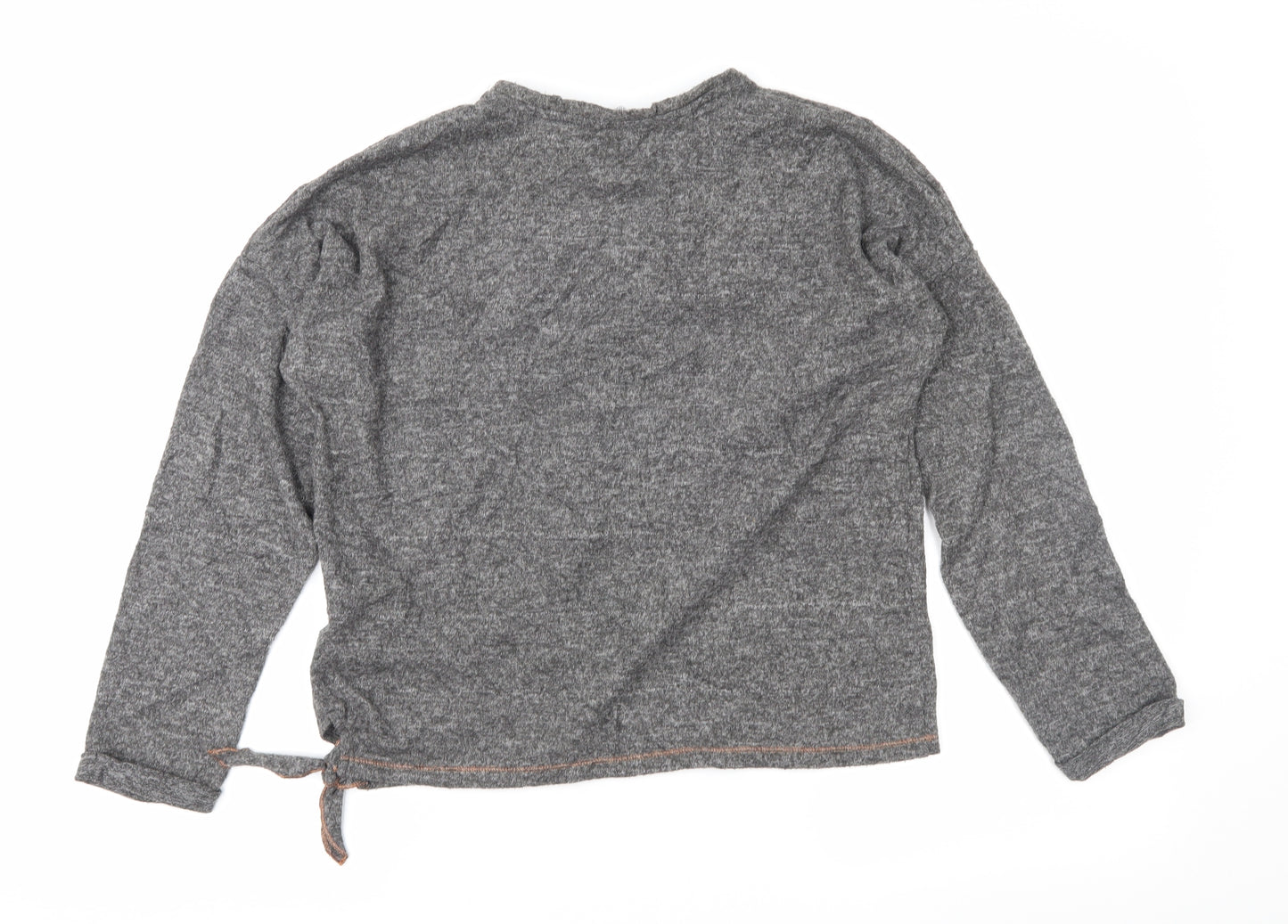 Marks and Spencer Girls Grey   Pullover Jumper Size 12-13 Years