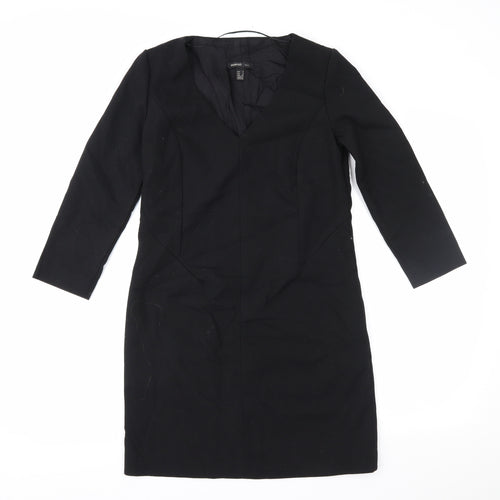 Mango Womens Black   Pencil Dress  Size S