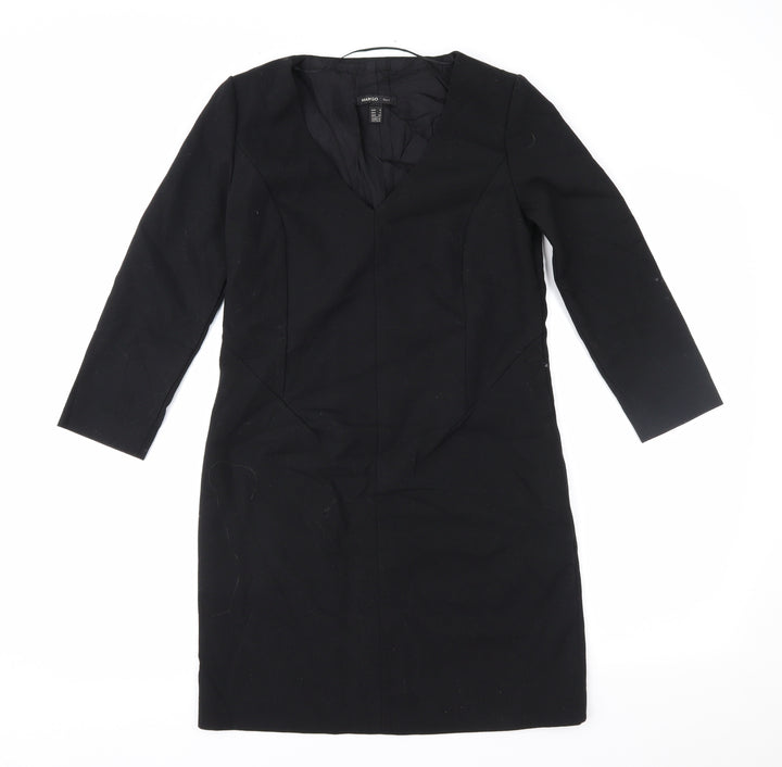 Mango Womens Black   Pencil Dress  Size S