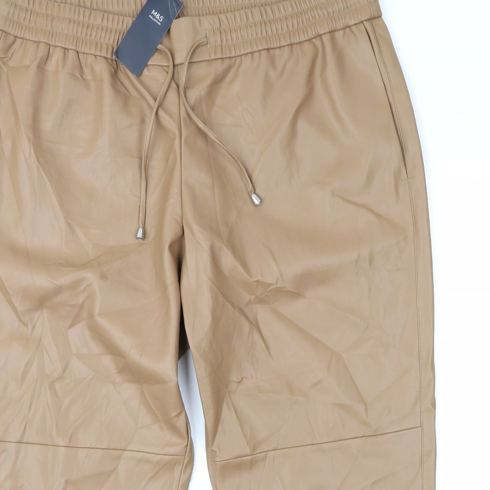 Marks and Spencer Womens Brown   Trousers  Size 20 L24 in