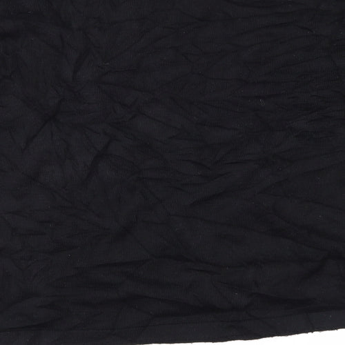 Blue Inc Mens Black Geometric  Pullover Jumper Size XL