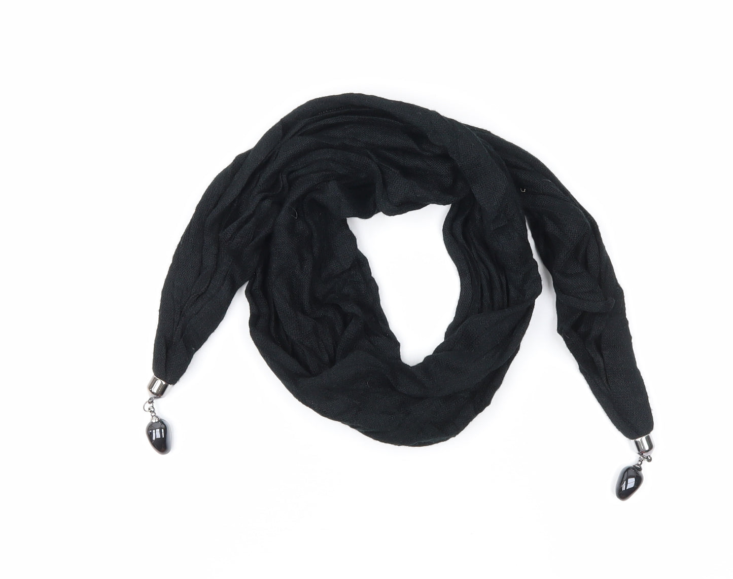 Preworn Womens Black    Scarf