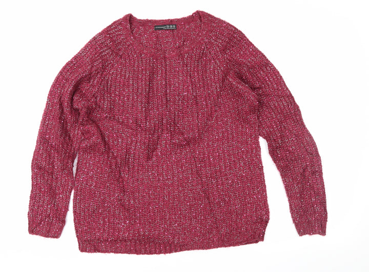 Atmosphere Womens Purple Pullover Jumper Size 10