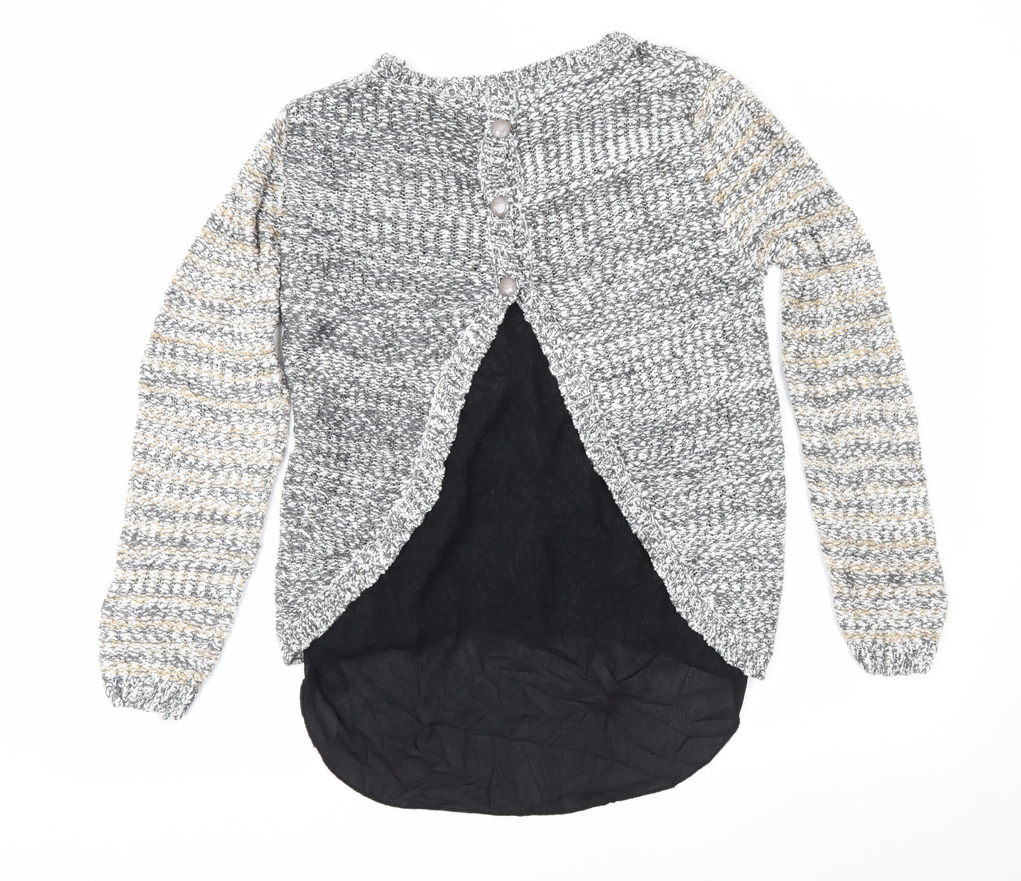 Anny & Will Womens Grey   Pullover Jumper Size S