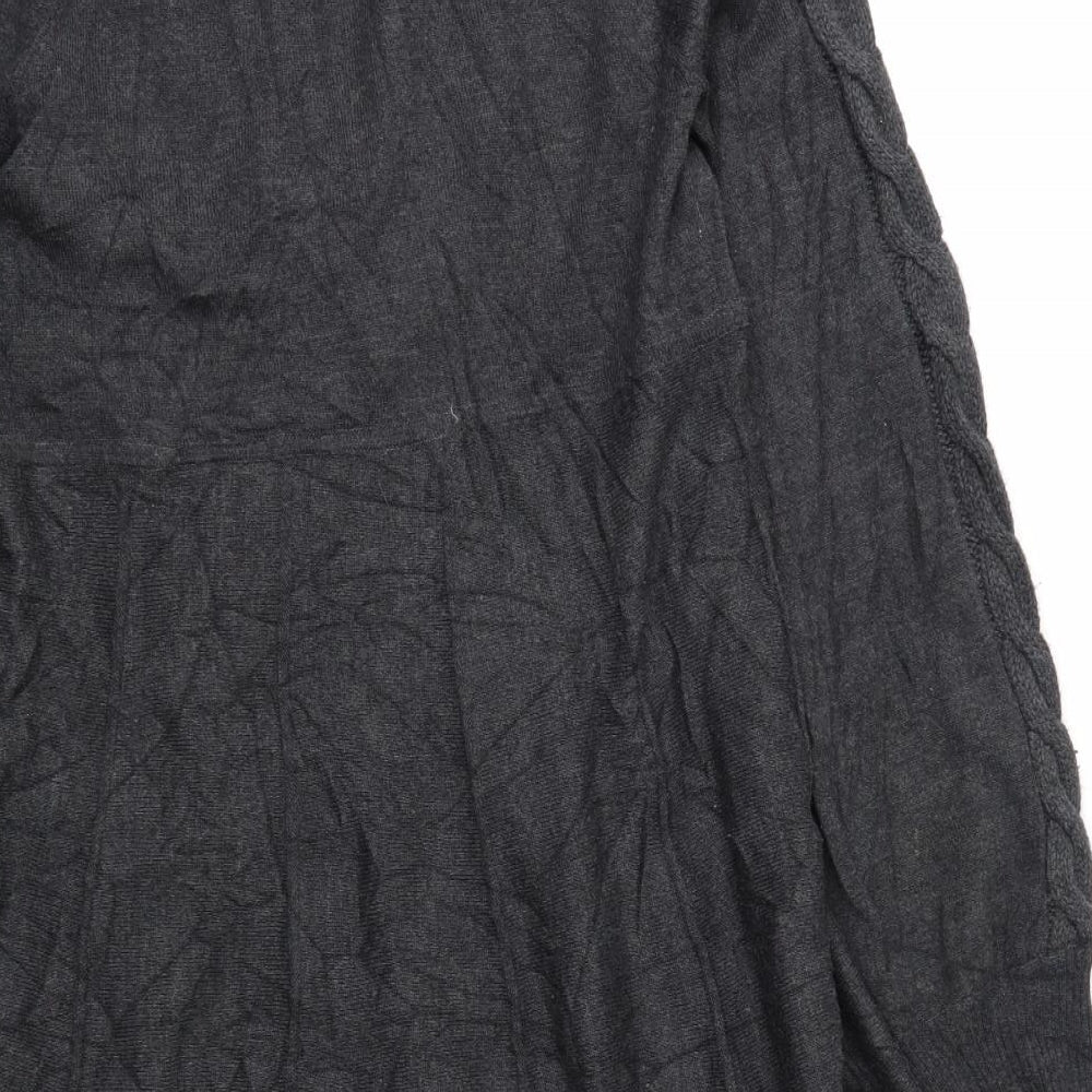 Nine West Womens Grey  Knit Fit & Flare  Size L