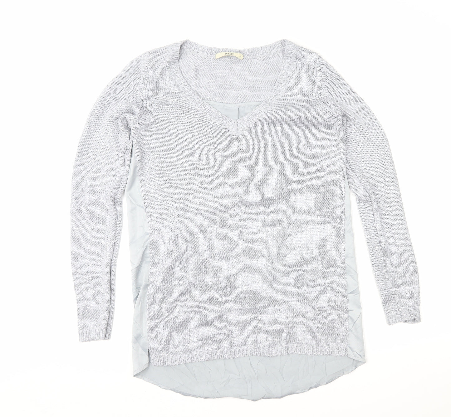 Oasis Womens Grey   Pullover Jumper Size XS