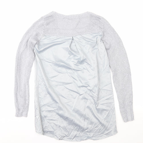 Oasis Womens Grey   Pullover Jumper Size XS